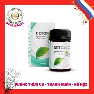 Detoxic diệt kí sinh trùng hôi miệng Nga 20 viên