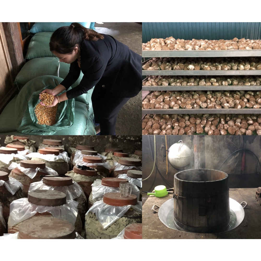 Rượu Ngô Rượu Gạo Men Lá Ông Mạnh Chuẩn Vị Đông Bắc Đặc Sản Tuyên Quang