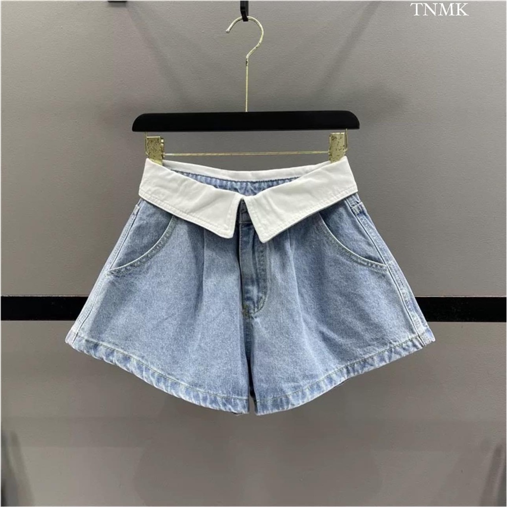 QUẦN JEAN SỌT XOÈ LƯNG CAO LẬT BẢNG LƯNG KIỂU Y HÌNH HÀNG ĐẸP VNXK COTTON KO GIÃN LYIE