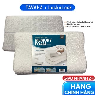 Gối Memory foam 50D Lock&Lock hình cong – HLW111