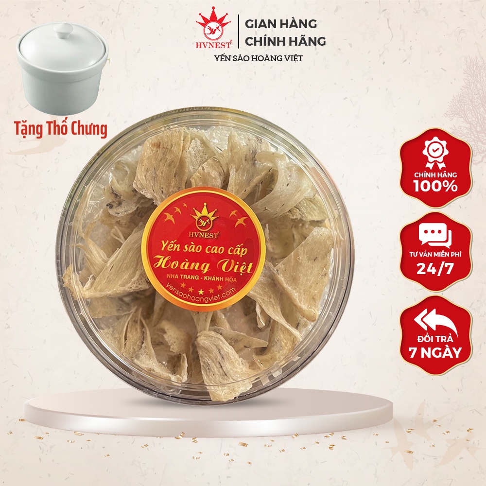 Chân Yến Thô Nguyên Bản HVNEST 50g/100g
