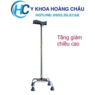 [CHÍNH HÃNG] Gậy 4 Chân Thấp Lucass B-924 (Có Thể Tăng Giảm Chiều Cao)