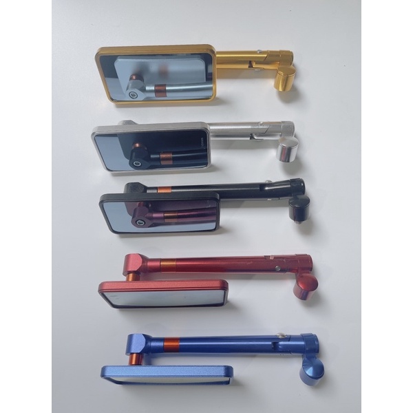 Kiếng Rizoma mẫu iphone, gương chiếu hậu xe máy mẫu chữ nhật, kính có mặt xanh chóng chói