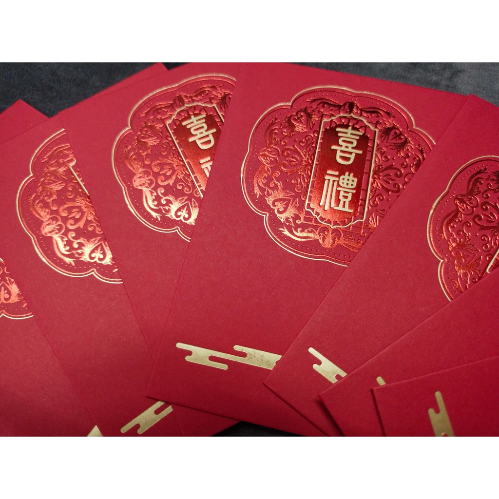 Bao Lì Xì Đỏ Set 10 cái Phong Cách Sang Trọng, Phù Hợp Cho Ngày Cưới /Quà Tặng