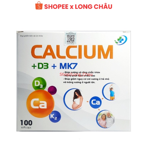 Viên uống Calcium D3 MK7 – Hộp 100 viên