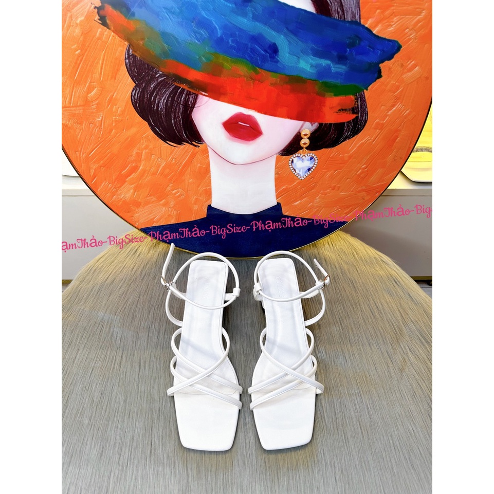 Dép Cao Gót SanDal BigSize 40-44 Gót Vuông 5 Phân