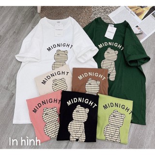 Áo phông midnight chất cotton khô 3158 loại 1 form rộng nam nữ