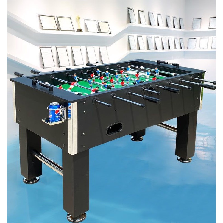 Bàn Bi Lắc Bóng Đá Cỡ Lớn 1,4m Harvard Black JX 101C Chuẩn Thi Đấu, Banh Bàn Foosball 1m4 Gia Đình,Văn Phòng