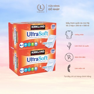 Giấy Thơm Đa Năng Kirkland (2 hộp x 250 Tờ = 500 Tờ)