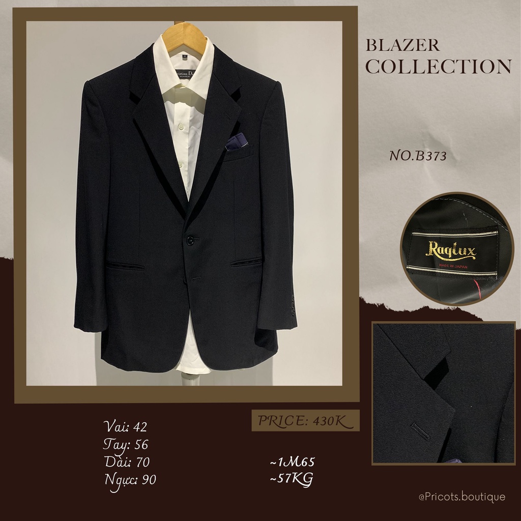 10 mẫu blazer nam đen trơn, xanh navy 1 hàng khuy / 2 hàng khuy, 2-4-6 nút