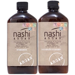 DẦU GỘI XẢ PHỤC HỒI HƯ TỔN NASHI ARGAN 500ML [ NASHI-CHÍNH HÃNG