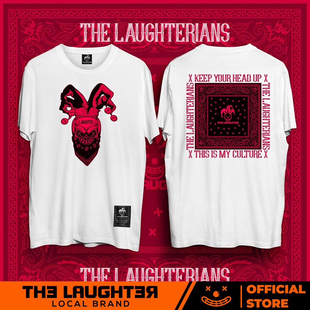 Local brand [RED VERSION] Laughterian Pattern - Áo Phông Họa Tiết Bandana T Shirt - 100% Cotton