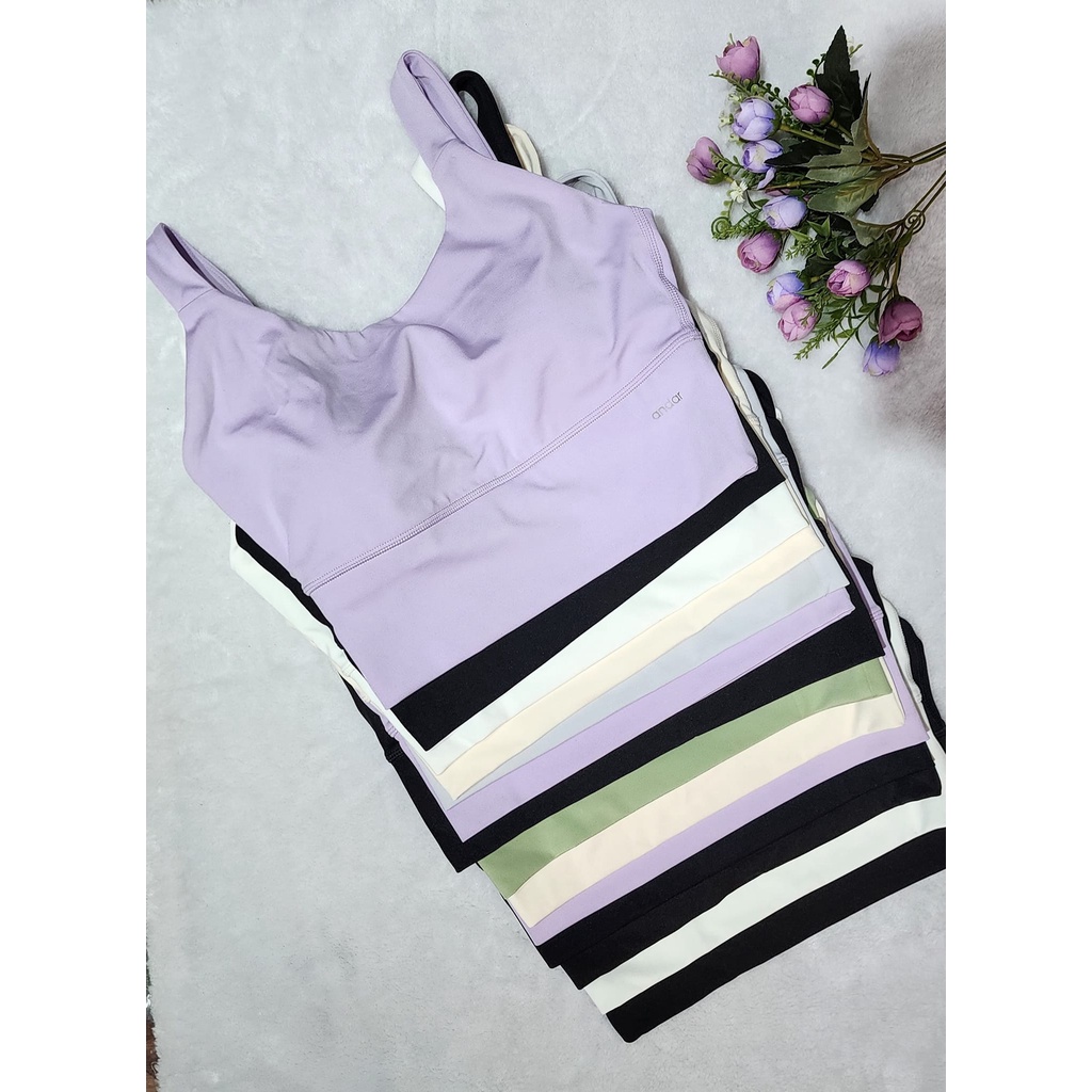Áo Bra tập xuất Hàn form croptop hiệu ANDAR- Áo tập Gym/Yoga