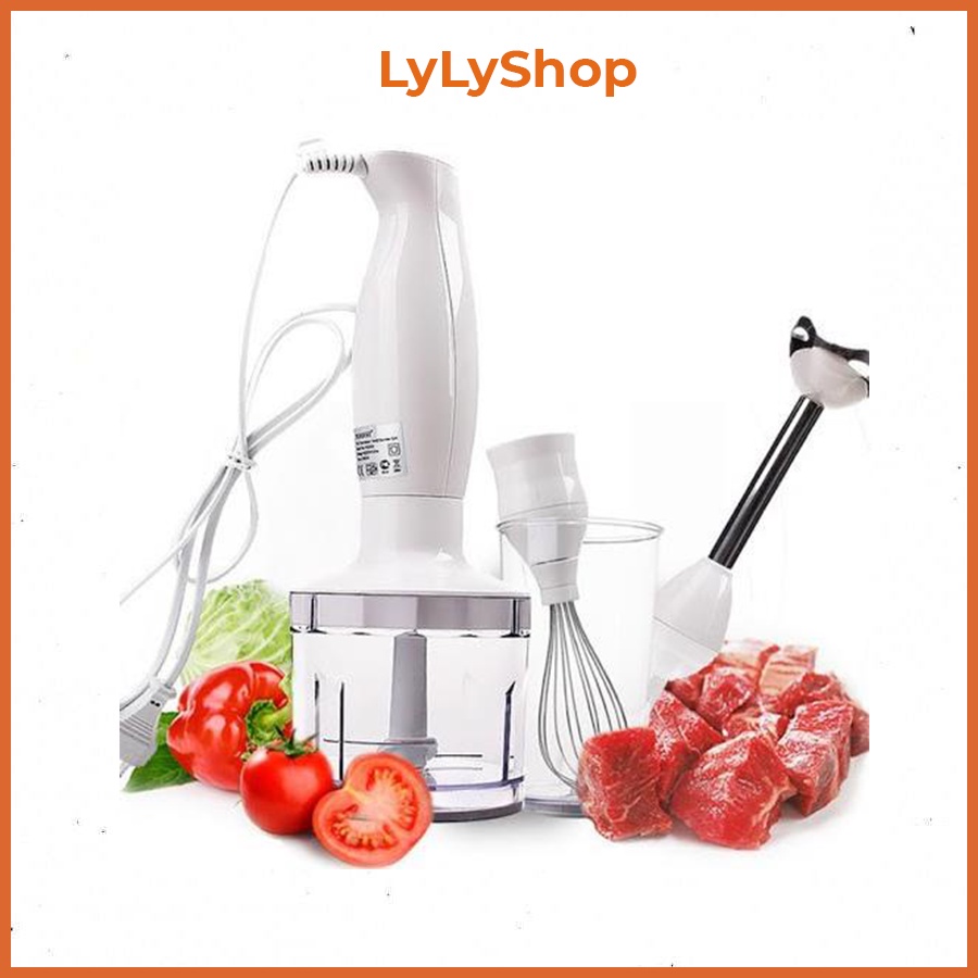 Máy xay đa năng Sokany HB230A loại bộ, Máy xay cầm tay cao cấp,xay cháo,thịt,gạo,đỗ... - LylyShop
