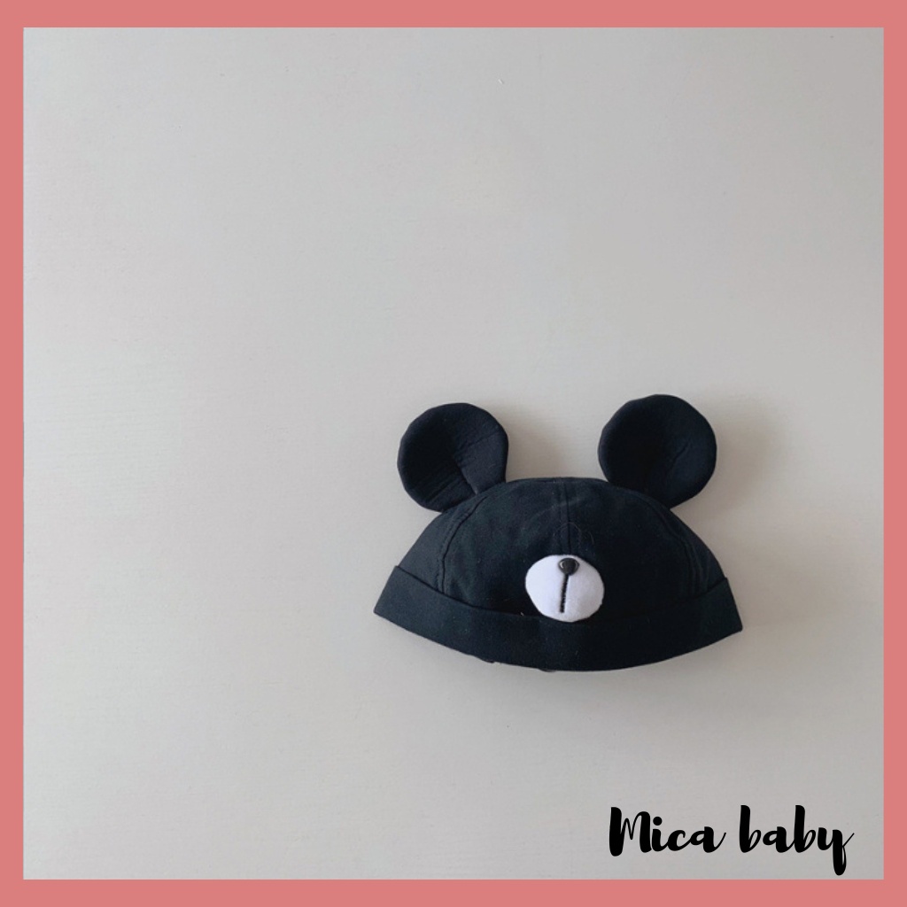 Mũ bucket trẻ em kiểu dáng chụp đầu hình tai chuột Mickey đáng yêu cho bé MH237 Mica baby
