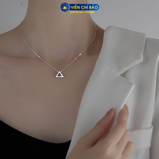 Dây chuyền bạc nữ Mặt tam giác chất liệu bạc 925 - Viễn Chí Bảo D400490