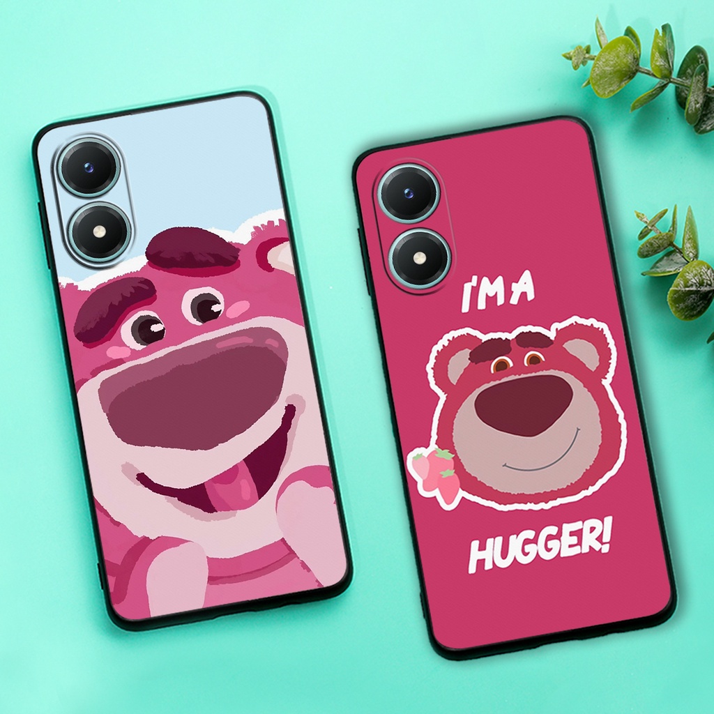 Ốp lưng Vivo Y02s in hình gấu dâu losto, báo hồng pink panther cute hottrend