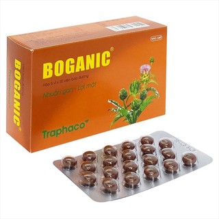 Boganic Traphaco Hộp 100 viên bao đường