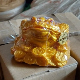 Cóc Thiềm Thừ vàng ( nhựa )