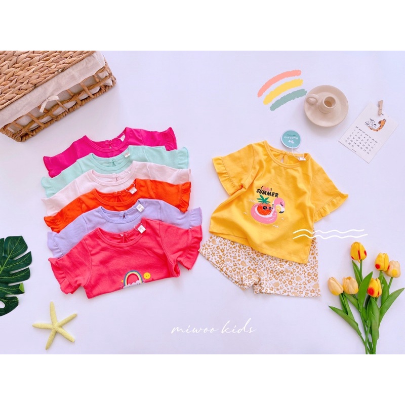 Đồ bộ dễ thương bé gái ❤️ freeship ❤️ bộ cotton bozip cho bé gáii