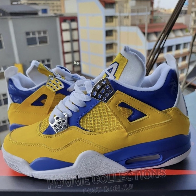 Giày JD4 Retro LightNing Vàng Xanh Cao Cấp