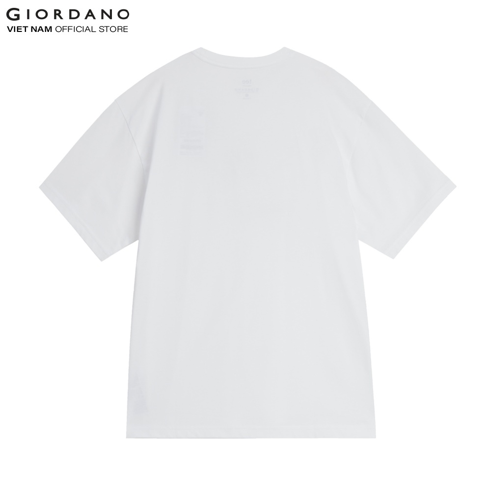 Áo Thun Nam Ngắn Tay In Hình Van Gough Print Tee Giordano 01093310