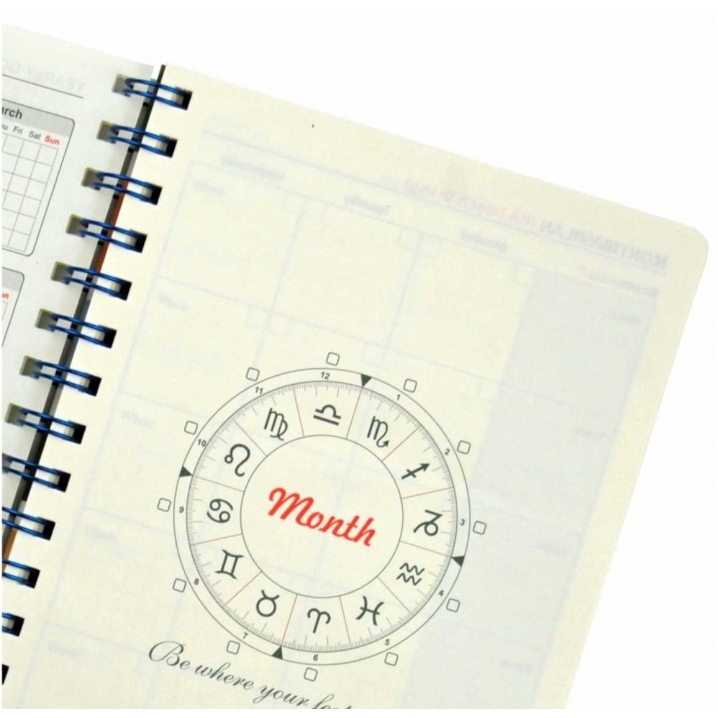 Sổ kế hoạch KLong lò xo kép Planner A5 200 trang 72,4/M2; MS: 945