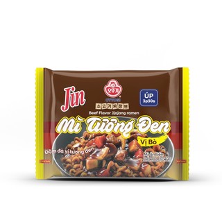 Mì ăn liền - mì tương đen vị bò ottogi 65g