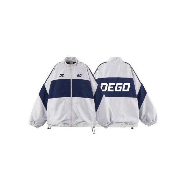 Áo khoác dù DEGO 2 màu phối cao cấp 2 lớp dày dặn,Áo khoác gió Local brand 002