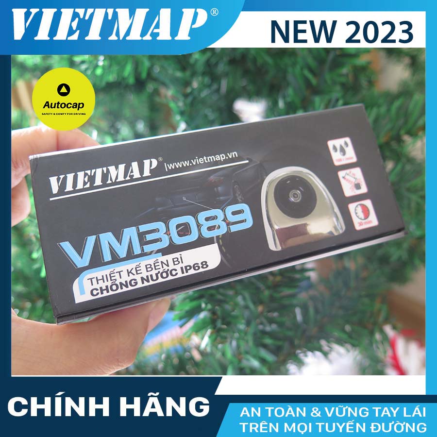 Camera lùi VIETMAP 3089 cho xe ô tô bản nâng cấp 2023 - Bảo hành 12 tháng