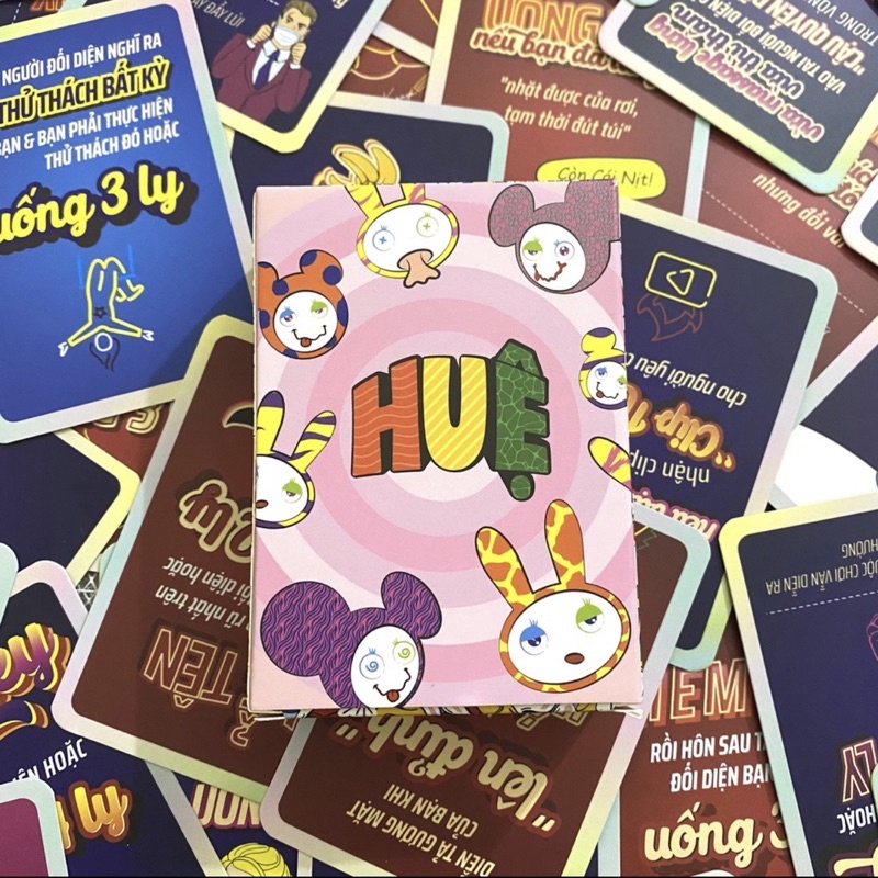 Bộ bài drinking game huệ 68 lá xích thêm chút noc ot cho cuộc vui thêm nóng hồng