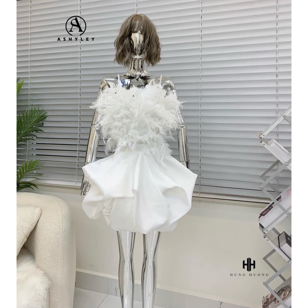 ĐẦM LÔNG VŨ XÒE ASHYLEY