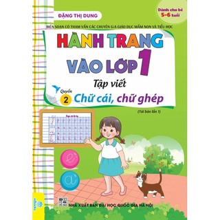 Sách - Hành trang vào lớp 1 tập viết, chữ cái, chữ ghép ( quyển 2 ) - ndbooks