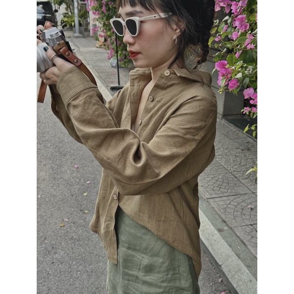 Áo Sơ Mi Tay Dài - Linen - Blair Shirt - PHUTA