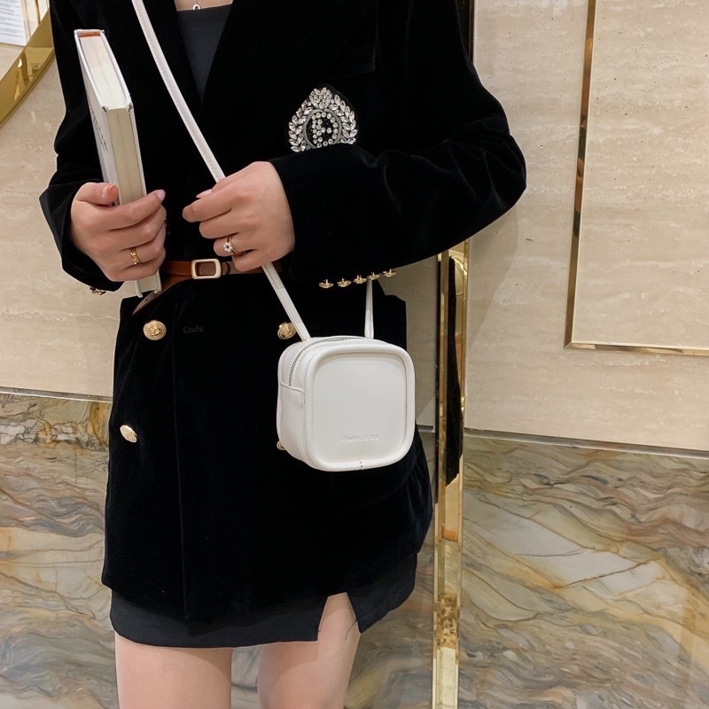 Túi xách nữ, túi mini hộp vuông Hara Store T16