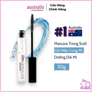 Mascara Trong Suốt Giữ Nếp Cong Mi Tốt Sau Khi Bấm, Giúp Định Hình Chân Mày - EXTENDER LASH CLEARN 2IN1 AUSTRALIS