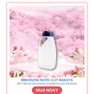 Bình nhựa đựng nước 2 lít nakaya nhật bản