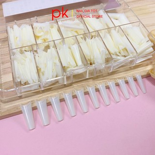 Móng típ, móng nối thang dẻo đủ size từ 0-9 hộp (tem số) 500 móng