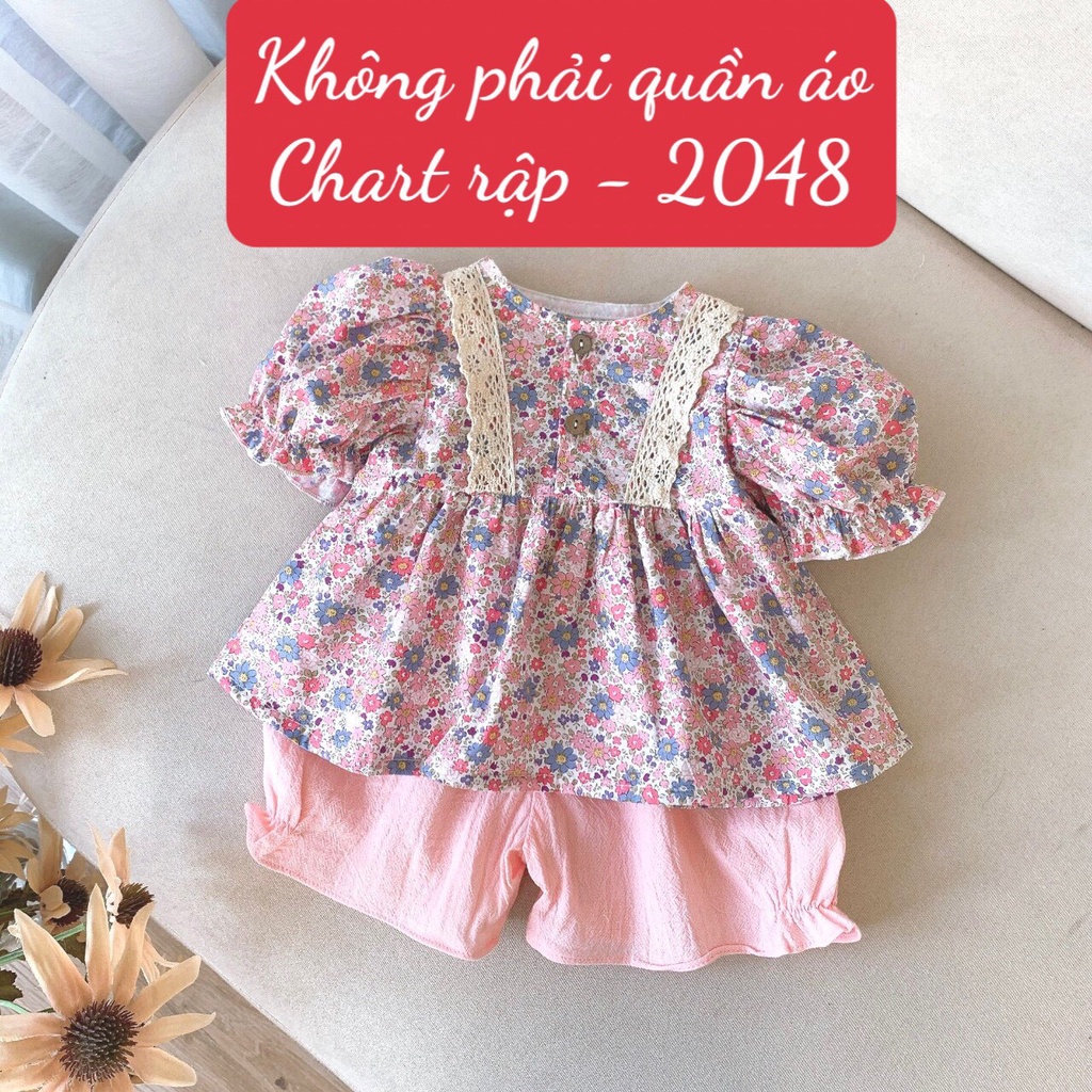 Rập giấy bộ đồ cho bé gái mã 2048