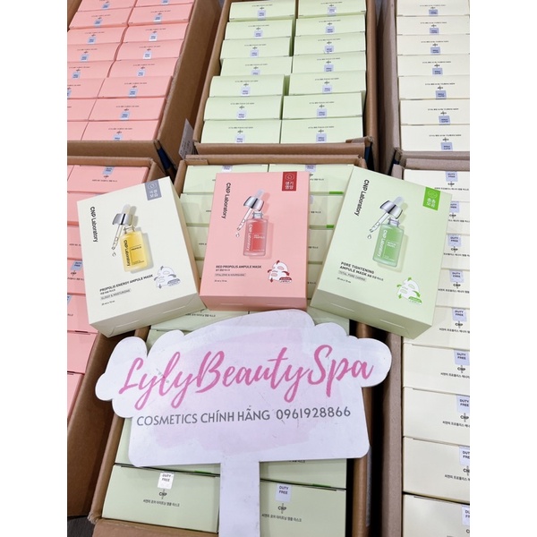 Mẫu Mới - Miếng mặt nạ dưỡng CNP Laboratory Ampule Mask 25ml, dưỡng chuyên sâu, làm trắng da 1 Miếng