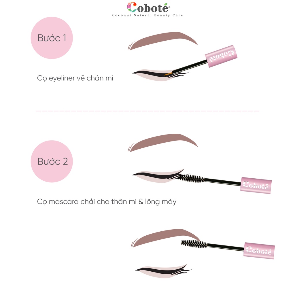 Serum Dưỡng Dài Mi & Mày Coboté - Mi Dài Trông Thấy Chỉ Sau 2 Tuần - Coco Miracle Eyelas