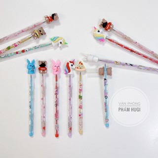 Set 2 cây bút chì khúc đầu thú dễ thương