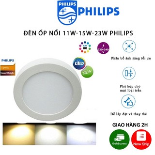 Đèn ốp nổi philips dn027c - công suất - ánh sáng trắng/vàng/trung tính
