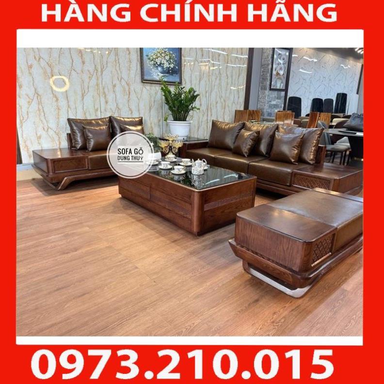 SẢN PHẨM BÁN CHẠY NHẤT Sofa gỗ chân thuyền mẫu mới 2023 gỗ sồi nga nhập khẩu