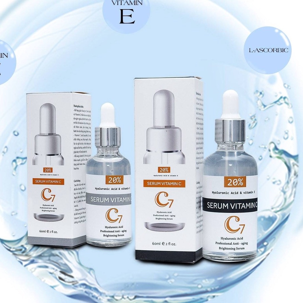 Serum dưỡng trắng da vitaminC Tế bào gốc C7