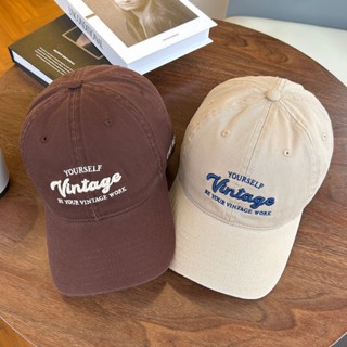 Mũ Lưỡi Trai Vải Nam Nữ Thể Thao, Nón Thời Trang Ulzzang Thêu Chữ VINTAGE YOURSELF - BL135_FASHION
