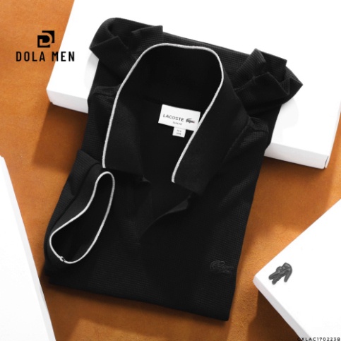 Áo Thun Nam POLO LACOSTE BASIC TRƠN Không Nút Vải Dày Không Xù Không Nhăn Hàng Chuẩn Hãng Cao Cấp Dolamen