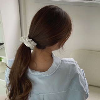 Cột tóc lụa hình tim Modleaf Sarang hairband Hàn Quốc