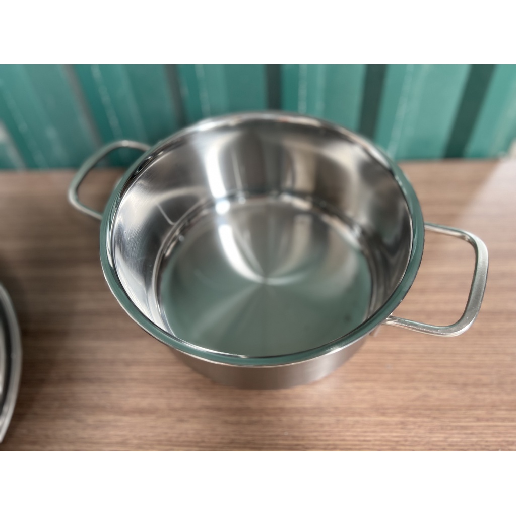 Nồi inox 304 Elegan cao cấp 3 đáy 20cm