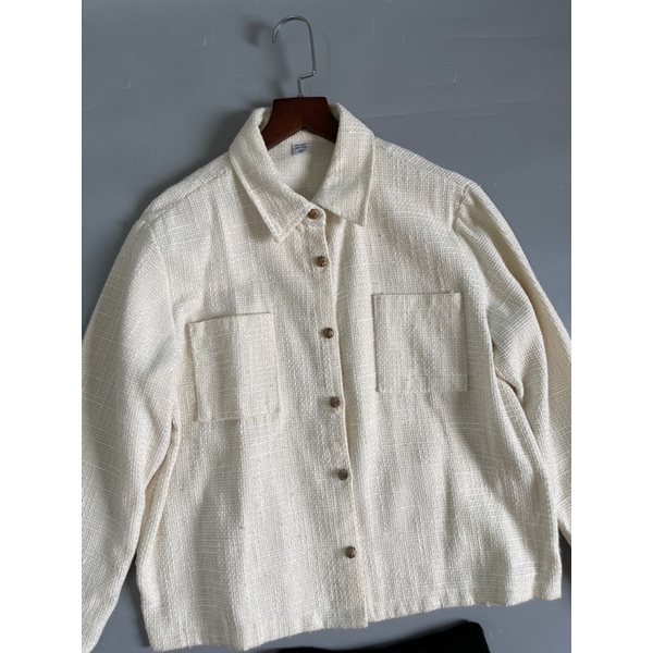 Áo dạ dáng sơmi suông 2Hand